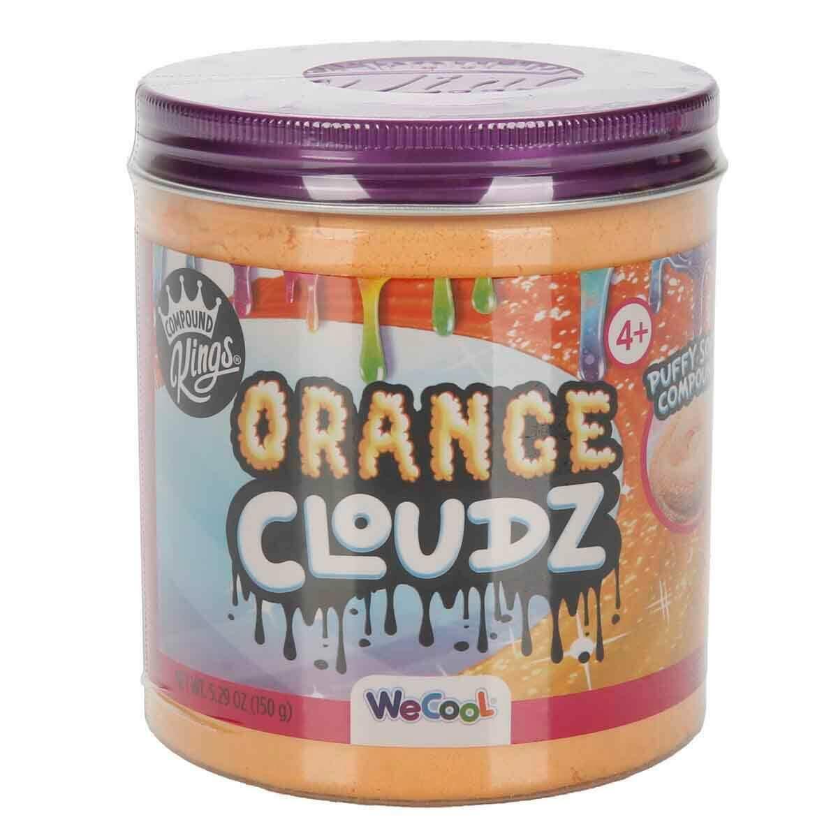 Compound Kings Orange Cloudz Turuncu Slime 150 gr | Yumuşak Bulut Dokulu Antistres Slime | Ele Yapışmayan Eğitici Oyun Jeli