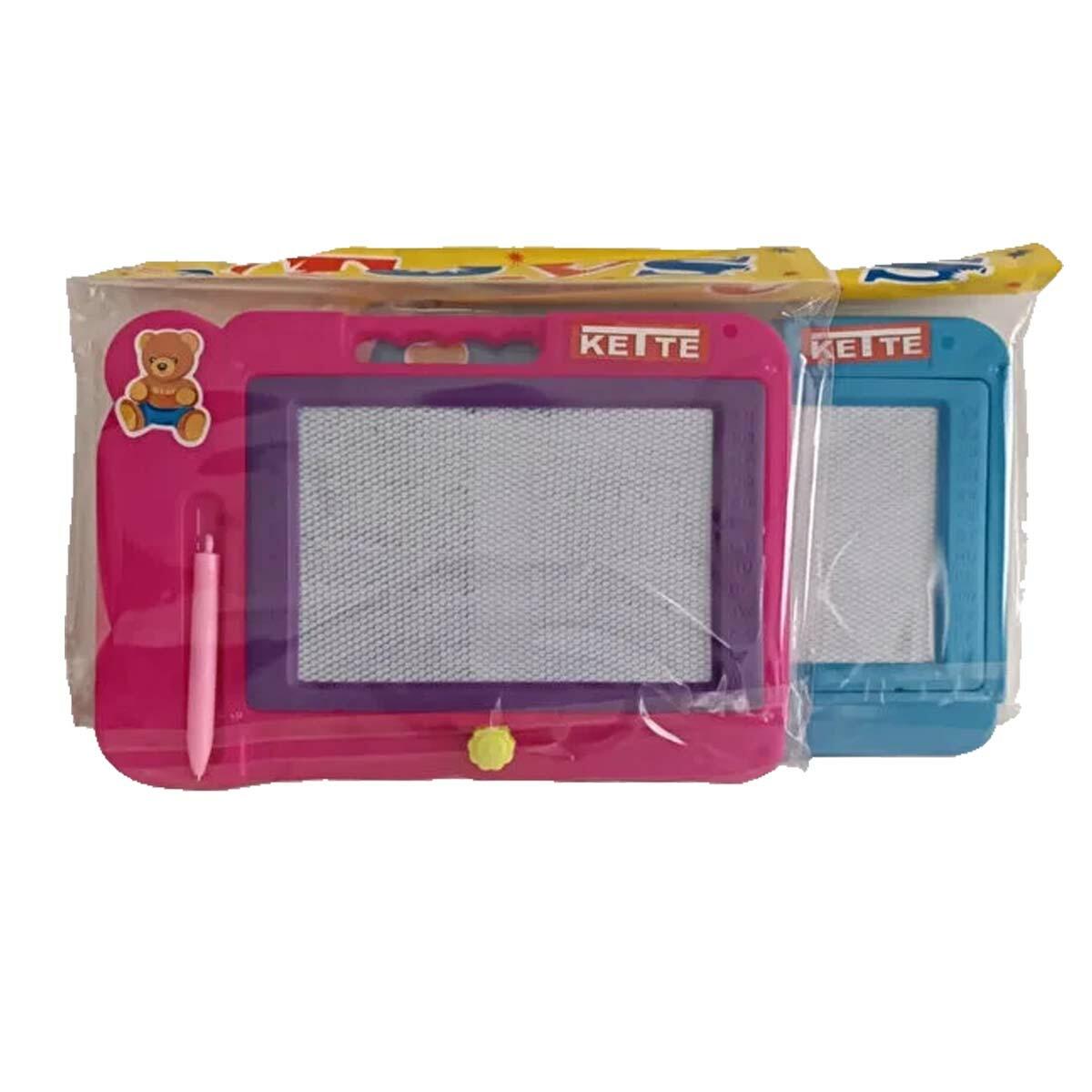 PVC Orta Boy Mekanik Yazı Tahtası 25x19 cm | Eğitici Masaüstü Çizim Tahtası | Okul Öncesi Yazı Alıştırma Seti