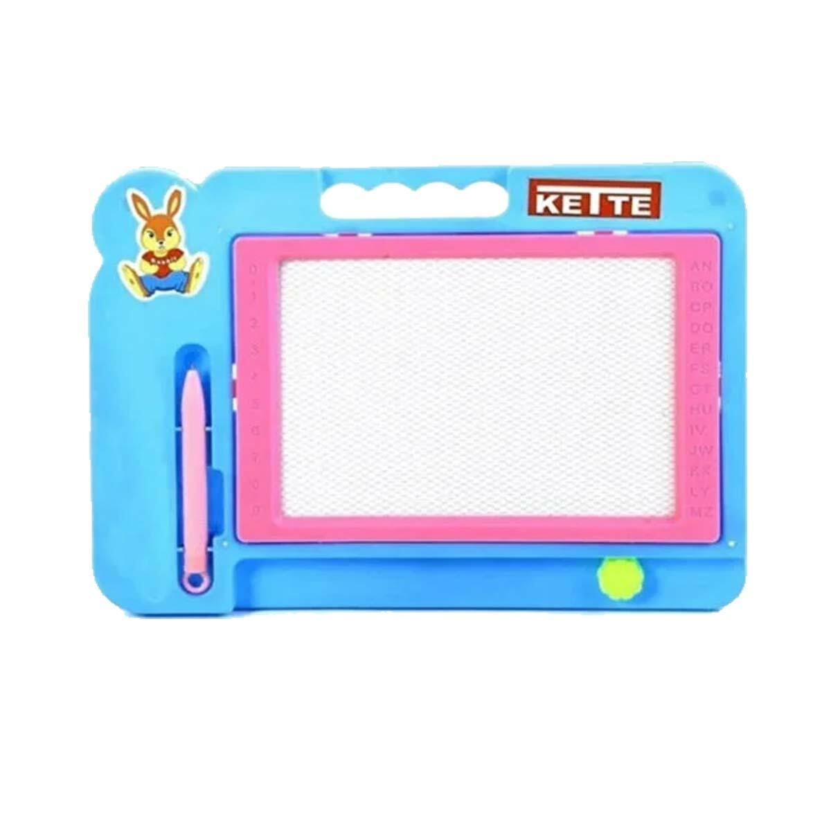 PVC Orta Boy Mekanik Yazı Tahtası 25x19 cm | Eğitici Masaüstü Çizim Tahtası | Okul Öncesi Yazı Alıştırma Seti