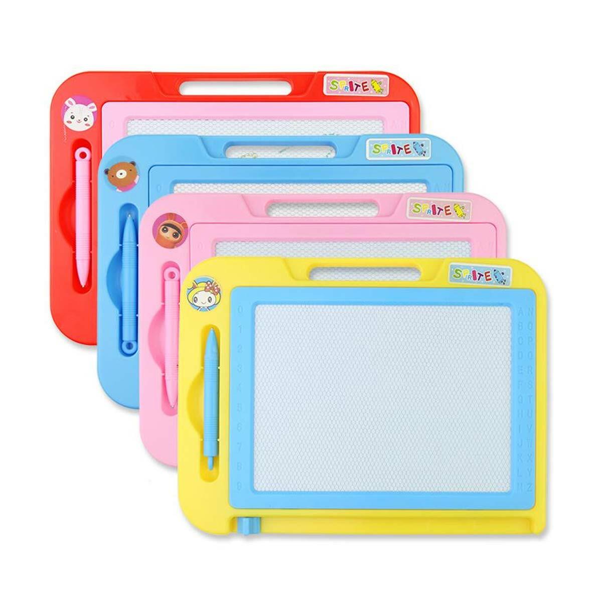 PVC Orta Boy Mekanik Yazı Tahtası 25x19 cm | Eğitici Masaüstü Çizim Tahtası | Okul Öncesi Yazı Alıştırma Seti