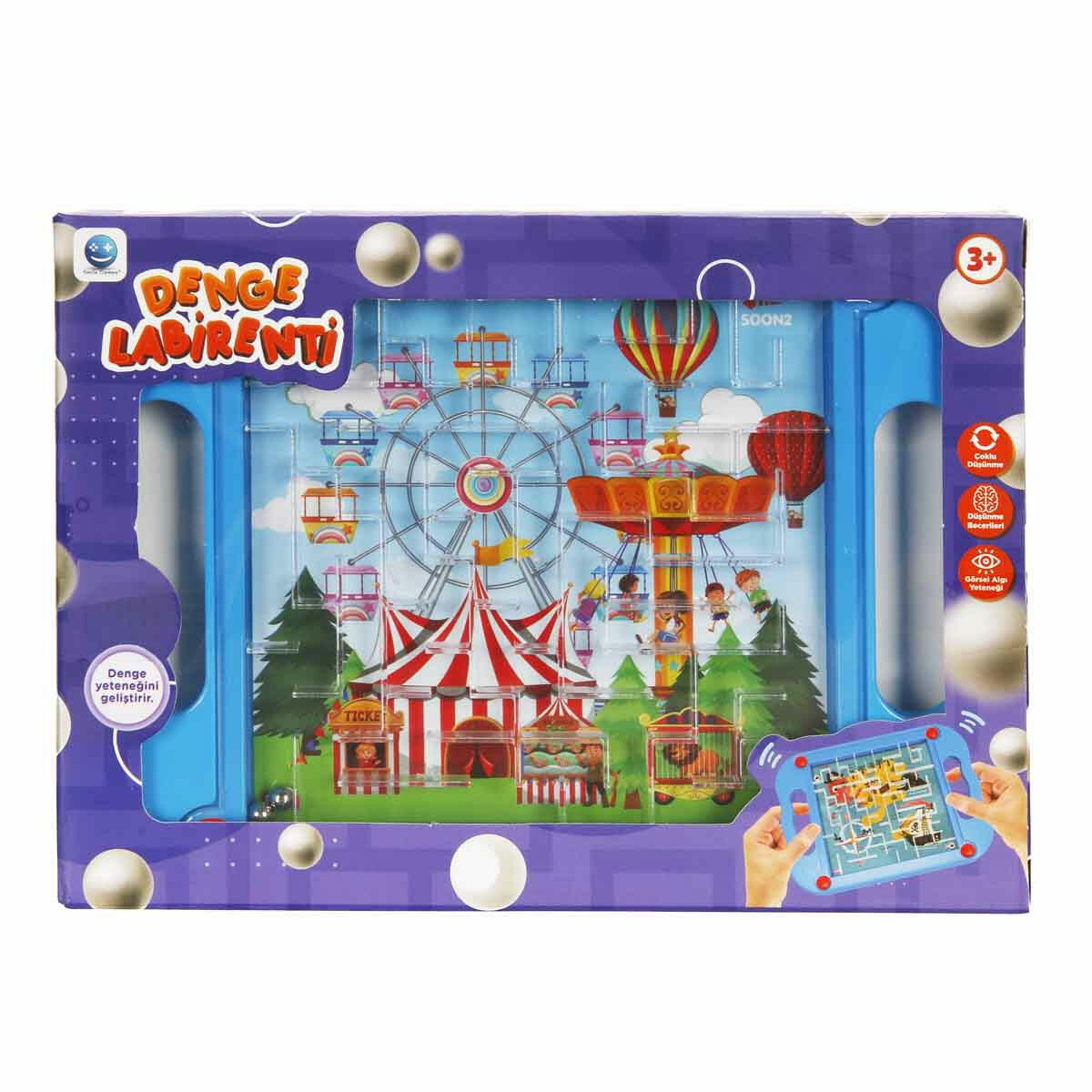 Oyun Denge Labirenti | Mekânsal Zeka ve El-Göz Koordinasyonu Geliştirici Tablet | Sabır ve Strateji Odaklı Eğitici Zeka Oyunu