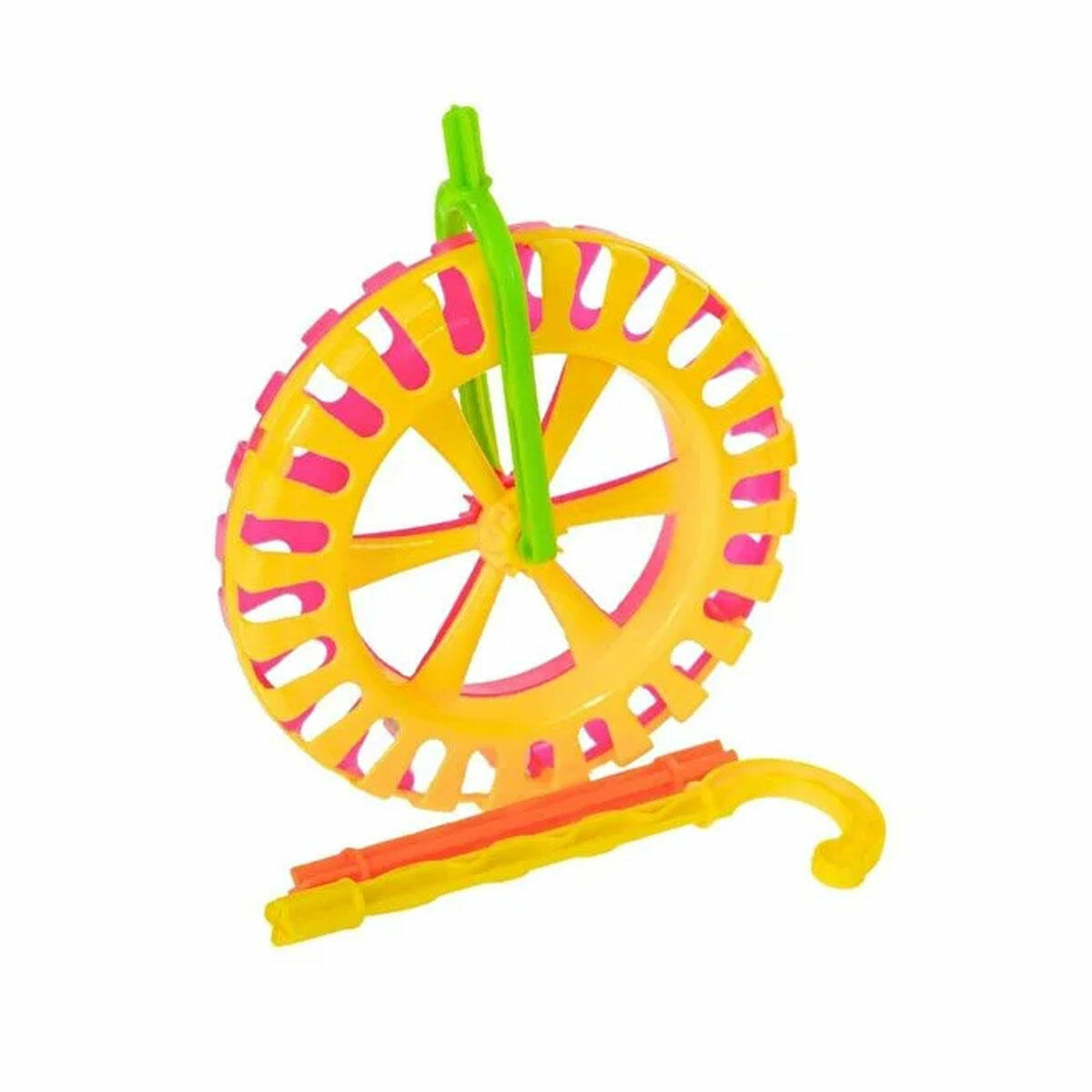 Oyuncak Büyük Çınçın Teker | Jumbo Boy Yıldız Desenli Sesli Yuvarlama Oyuncağı | 1+ Yaş Eğitici ve Hareketli Bebek Oyuncağı