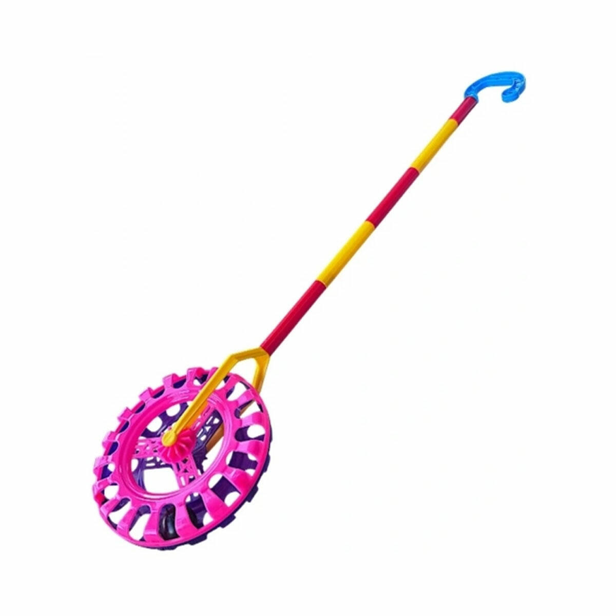 Oyuncak Büyük Çınçın Teker | Jumbo Boy Yıldız Desenli Sesli Yuvarlama Oyuncağı | 1+ Yaş Eğitici ve Hareketli Bebek Oyuncağı