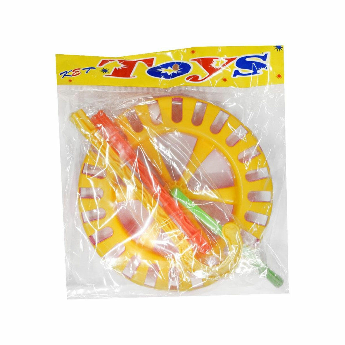 Oyuncak Büyük Çınçın Teker | Jumbo Boy Yıldız Desenli Sesli Yuvarlama Oyuncağı | 1+ Yaş Eğitici ve Hareketli Bebek Oyuncağı