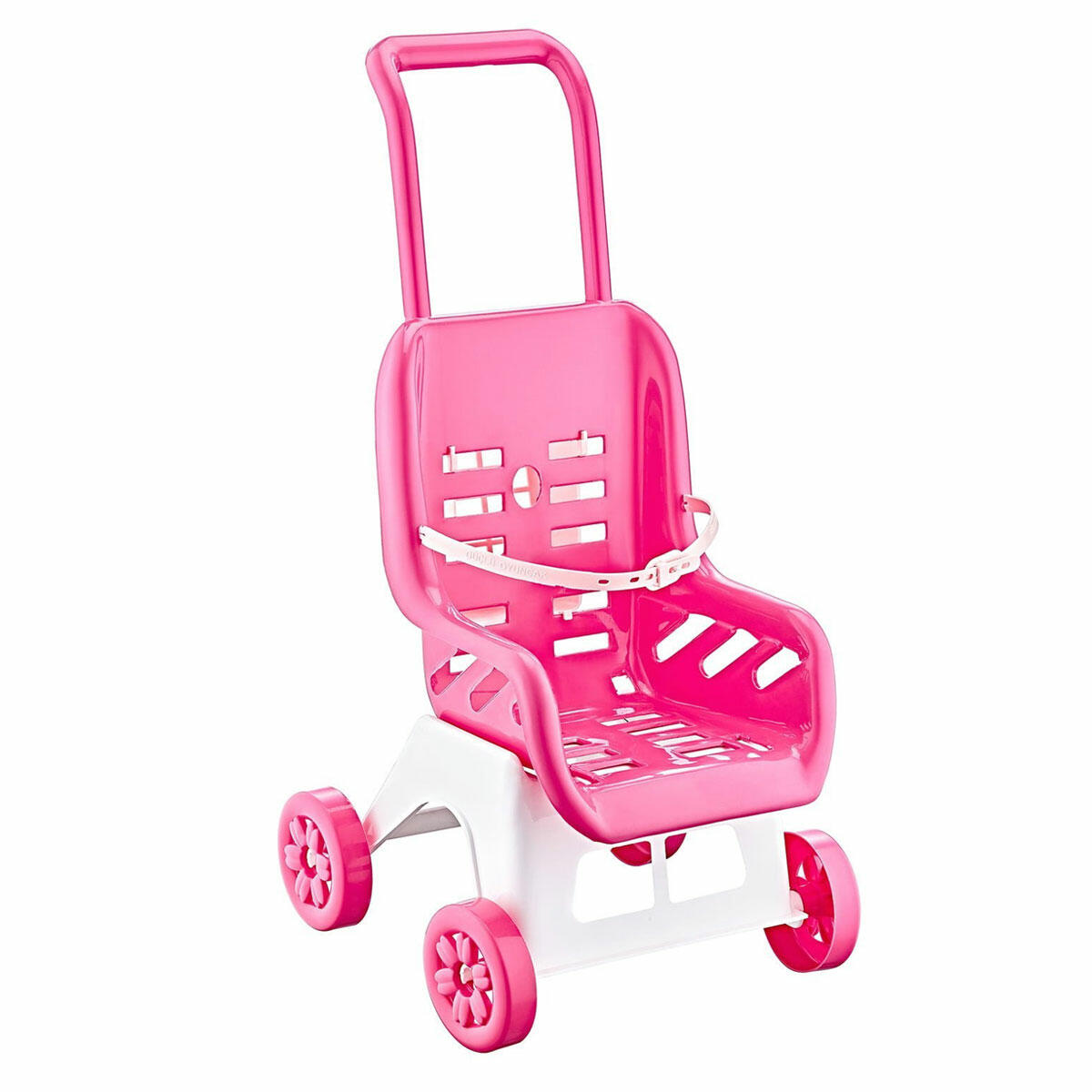 Oyuncak Lady Puset Pembe | Çocuklar İçin Dayanıklı Oyuncak Bebek Arabası | 56 cm Ergonomik Tasarım