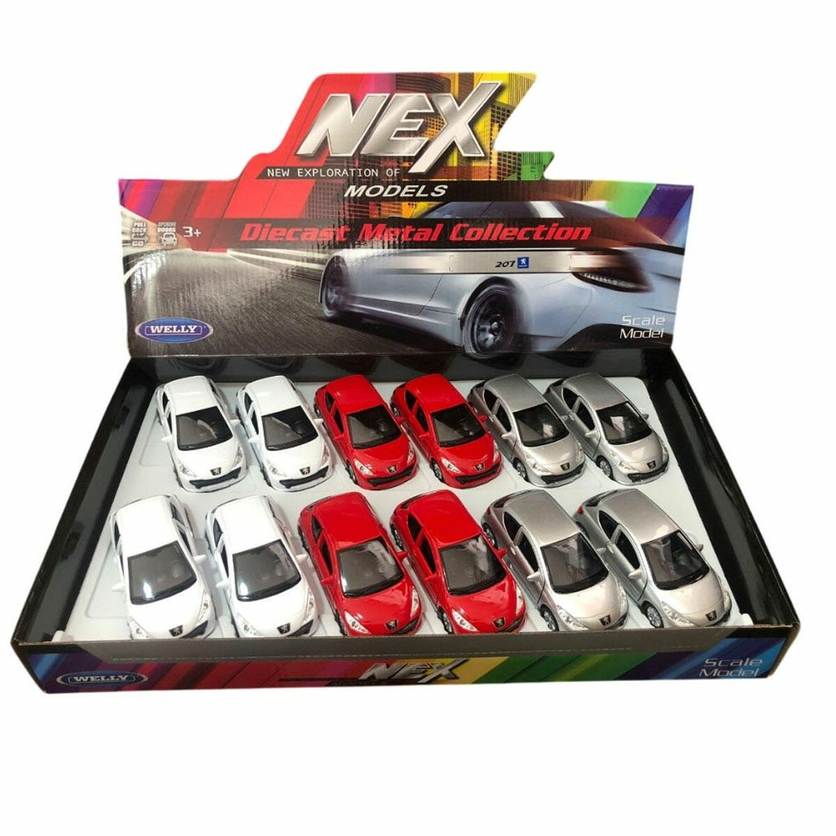 Oyuncak Metal Model Araba 1/32 Çek Bırak Peugeot 207 – Die-Cast Koleksiyon Arabası