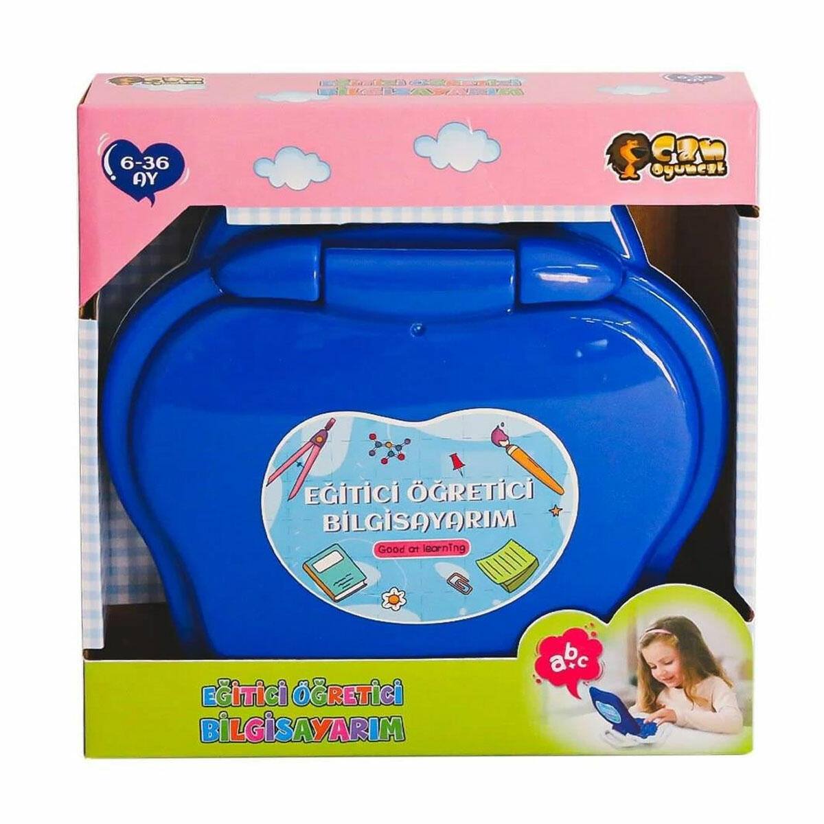 Oyuncak Türkçe Laptop CN1922 | 6-36 Ay Eğitici Bebek Bilgisayarı | Sesli ve Işıklı İnteraktif Türkçe Öğrenme Seti