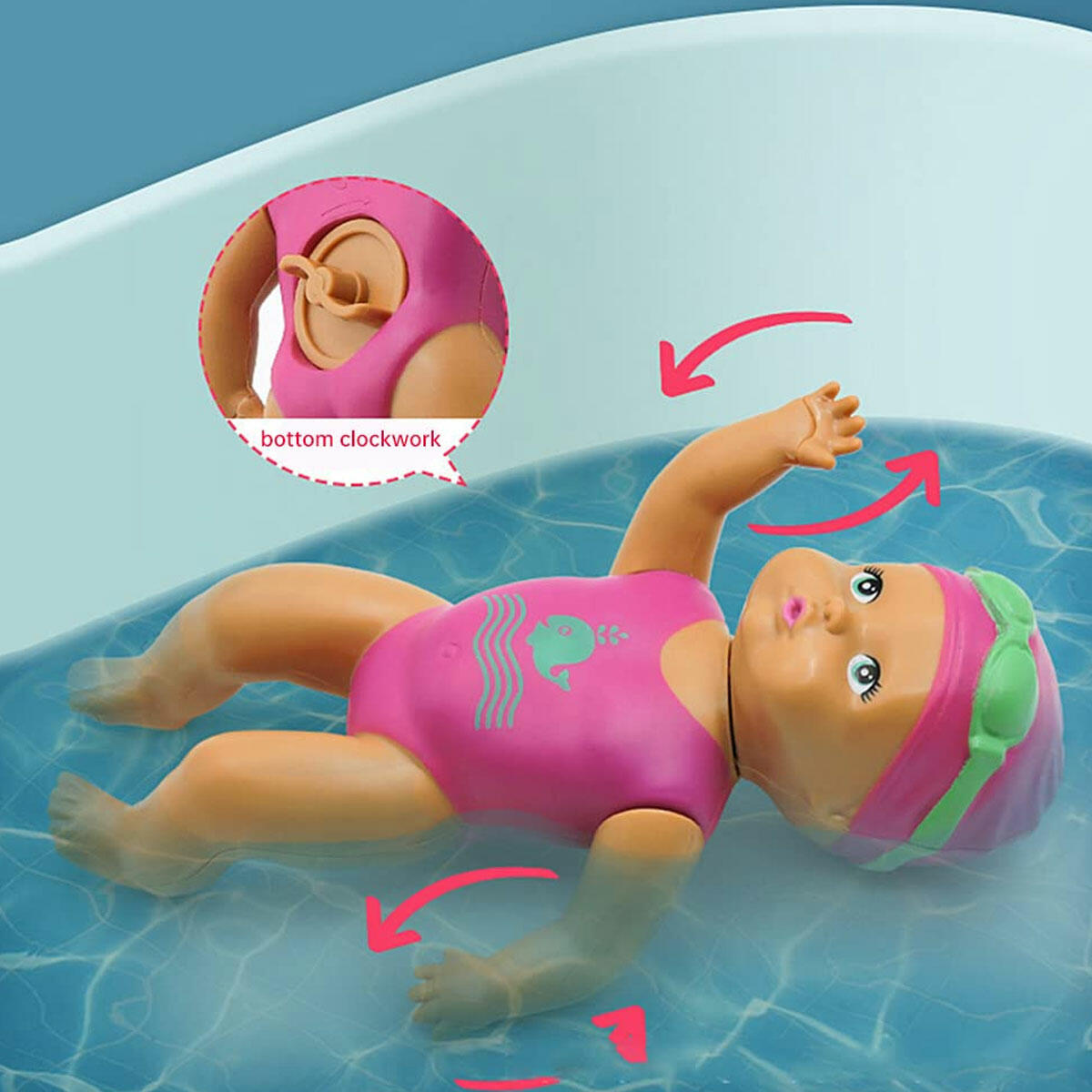 Oyuncak Yüzen Bebek | Su Geçirmez ve Dayanıklı Malzemeyle Hayal Gücünü Geliştiren Havuz Oyuncakları