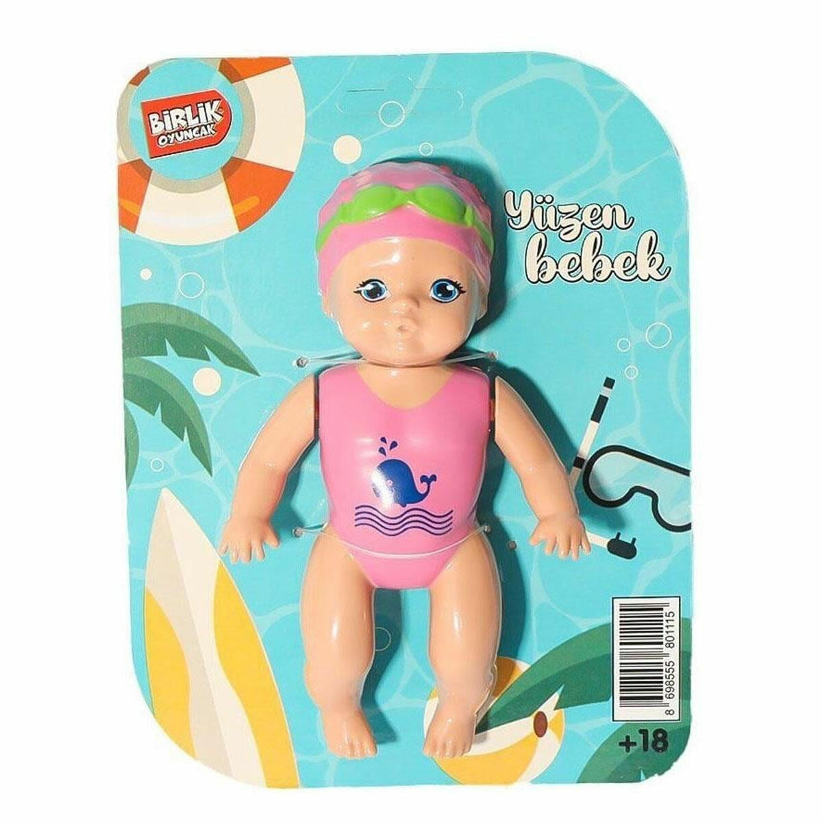 Oyuncak Yüzen Bebek | Su Geçirmez ve Dayanıklı Malzemeyle Hayal Gücünü Geliştiren Havuz Oyuncakları