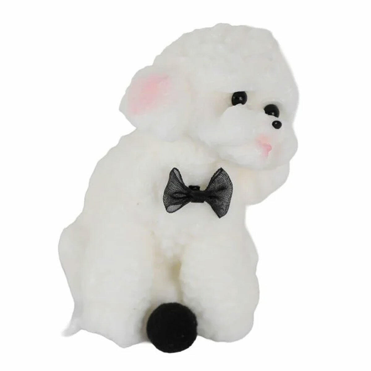 Papyonlu Sukuşi Köpek 10 cm | Esnek ve Yumuşak Stres Oyuncağı | 3 Farklı Model Seçeneği ve Duyusal Rahatlama