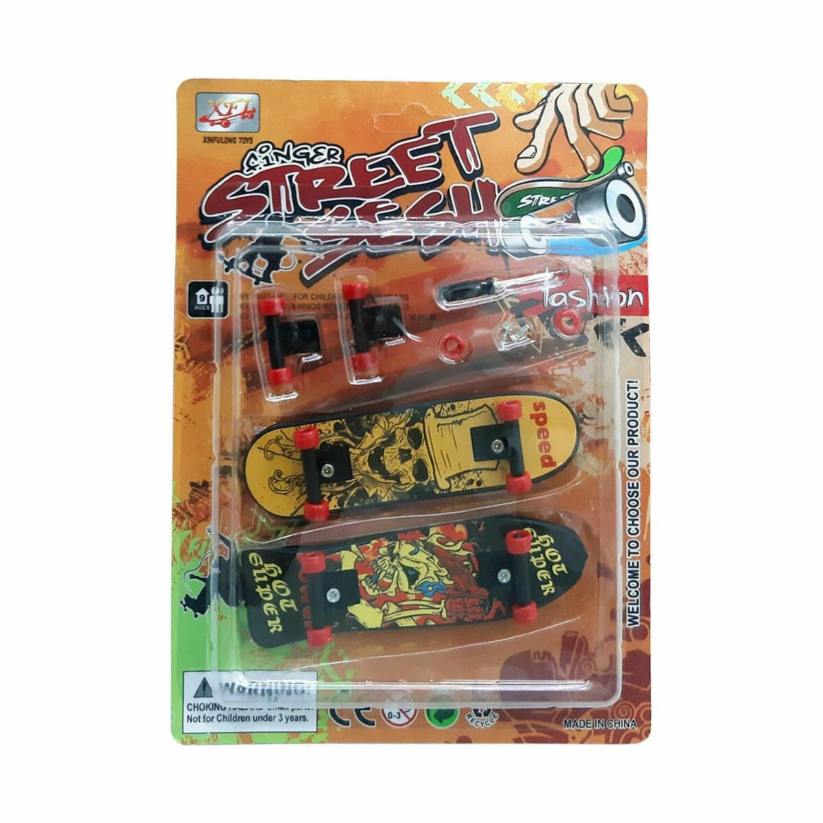 Parmak Kaykay Başlangıç Seti | Koordinasyon Becerilerini Geliştiren Aktif Oyun ve Eğlence Aracı