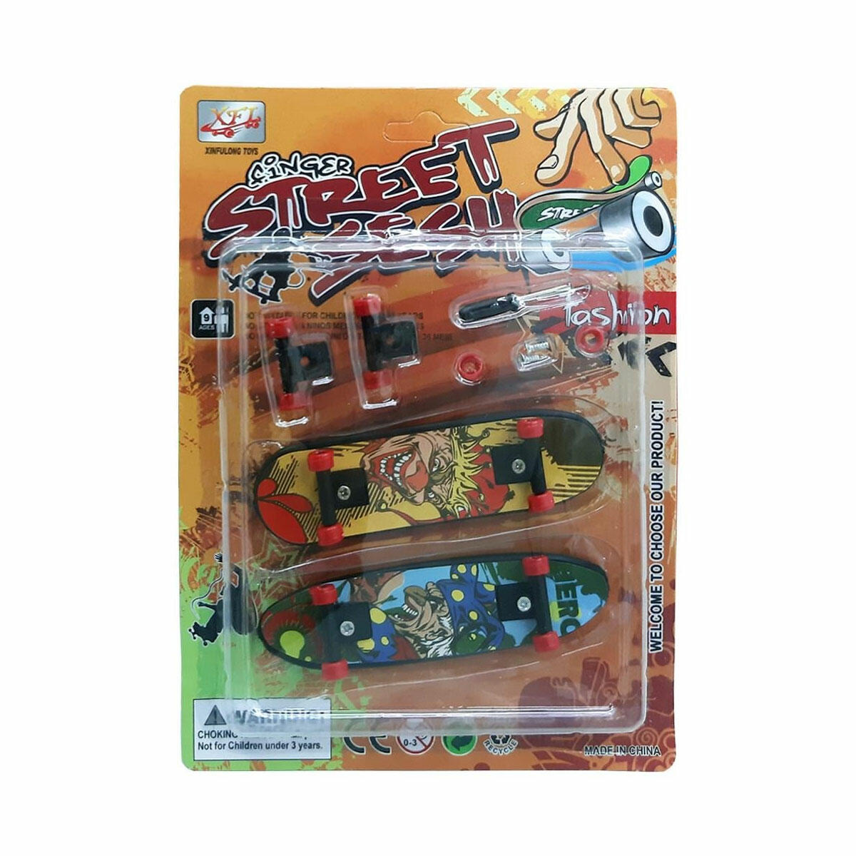 Parmak Kaykay Başlangıç Seti | Koordinasyon Becerilerini Geliştiren Aktif Oyun ve Eğlence Aracı