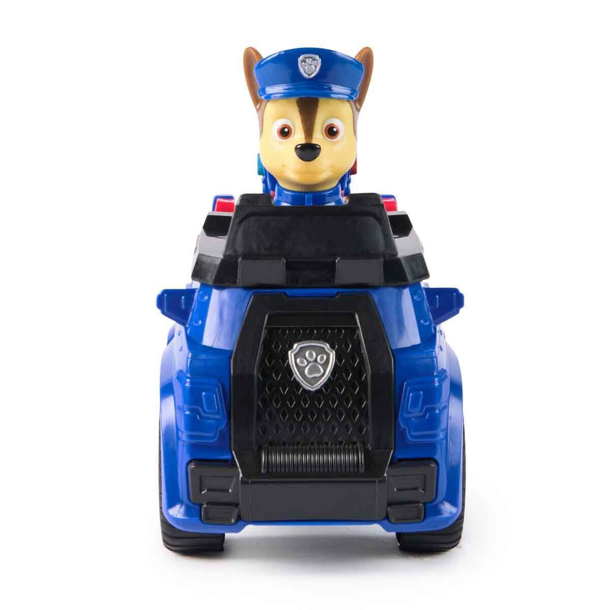 PAW Patrol Chase Figürü ve Polis Arabası | Orijinal Lisanslı Kurtarma Aracı | 13 cm Devriye Arabası ve Chase Figürü