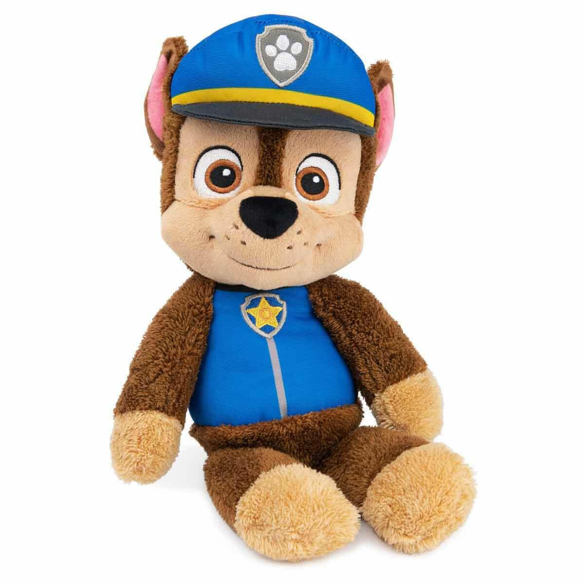 PAW Patrol Chase Peluş 34 cm | Polis Üniformalı Yumuşak Figür | Lisanslı Karakter Peluş Oyuncak