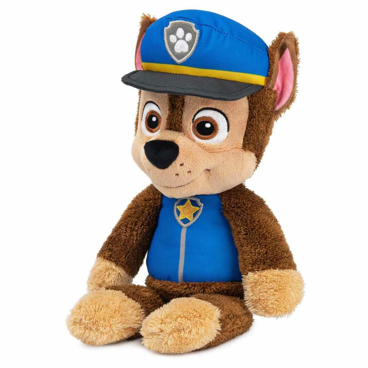 PAW Patrol Chase Peluş 34 cm | Polis Üniformalı Yumuşak Figür | Lisanslı Karakter Peluş Oyuncak