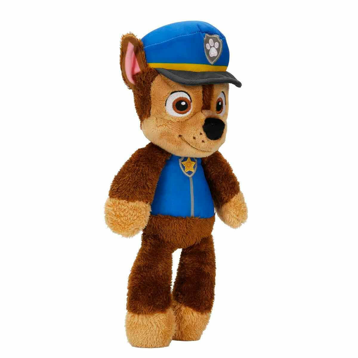 PAW Patrol Chase Peluş 34 cm | Polis Üniformalı Yumuşak Figür | Lisanslı Karakter Peluş Oyuncak