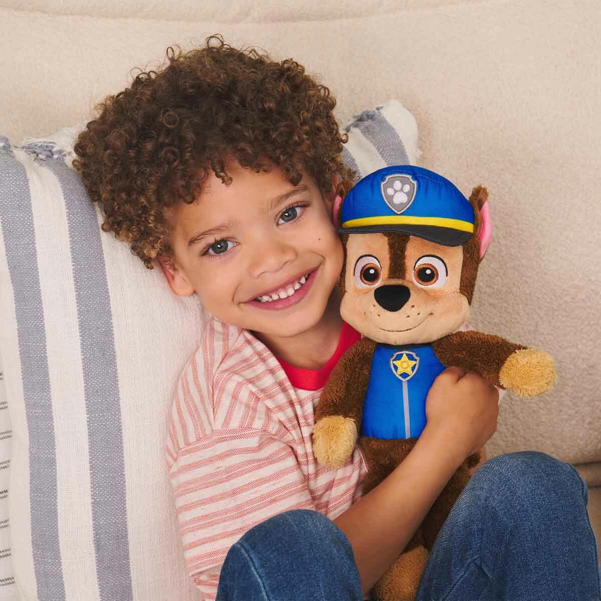 PAW Patrol Chase Peluş 34 cm | Polis Üniformalı Yumuşak Figür | Lisanslı Karakter Peluş Oyuncak