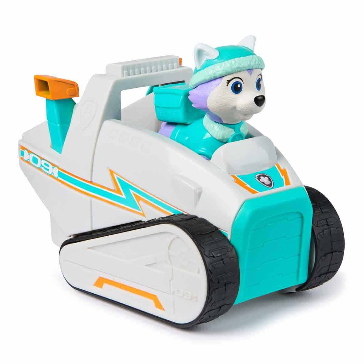 PAW Patrol Everest Figürü ve Kar Küreme Aracı Seti | 6,5 cm Everest Figürü ve 12 cm Hareketli Kar Küreme Aracı ile Kurtarma Görevi