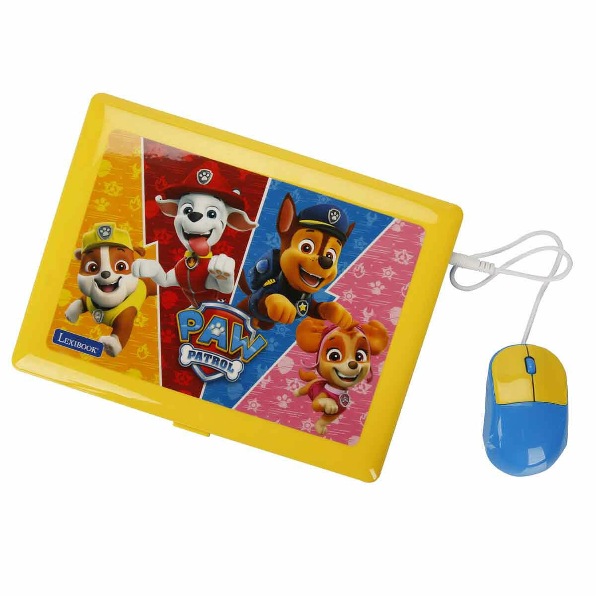 PAW Patrol İngilizce Türkçe Eğitici Laptop | 170 Aktiviteli Çocuk Bilgisayarı | Fare ve Klavyeli İnteraktif Öğrenme Seti