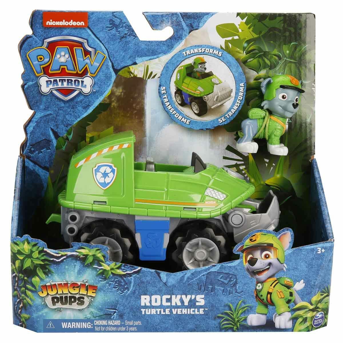 PAW Patrol Jungle Pups Temalı Araçlar Ve Figür Seti | 6 Farklı Karakter Seçeneği | Orijinal Lisanslı Kurtarma Araçları