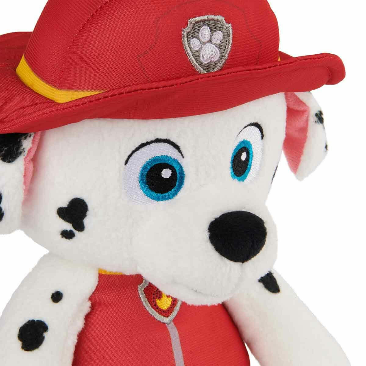 PAW Patrol Marshall Peluş 36 cm | İtfaiyeci ve Sağlık Görevlisi Kahraman Köpek | Yumuşak Uyku ve Oyun Arkadaşı