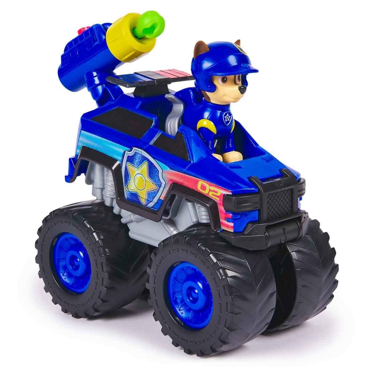 PAW Patrol Rescue Wheels Chase Figürü ve Kurtarma Aracı Cruiser | Mermi Fırlatan Dev Tekerlekli Polis Aracı