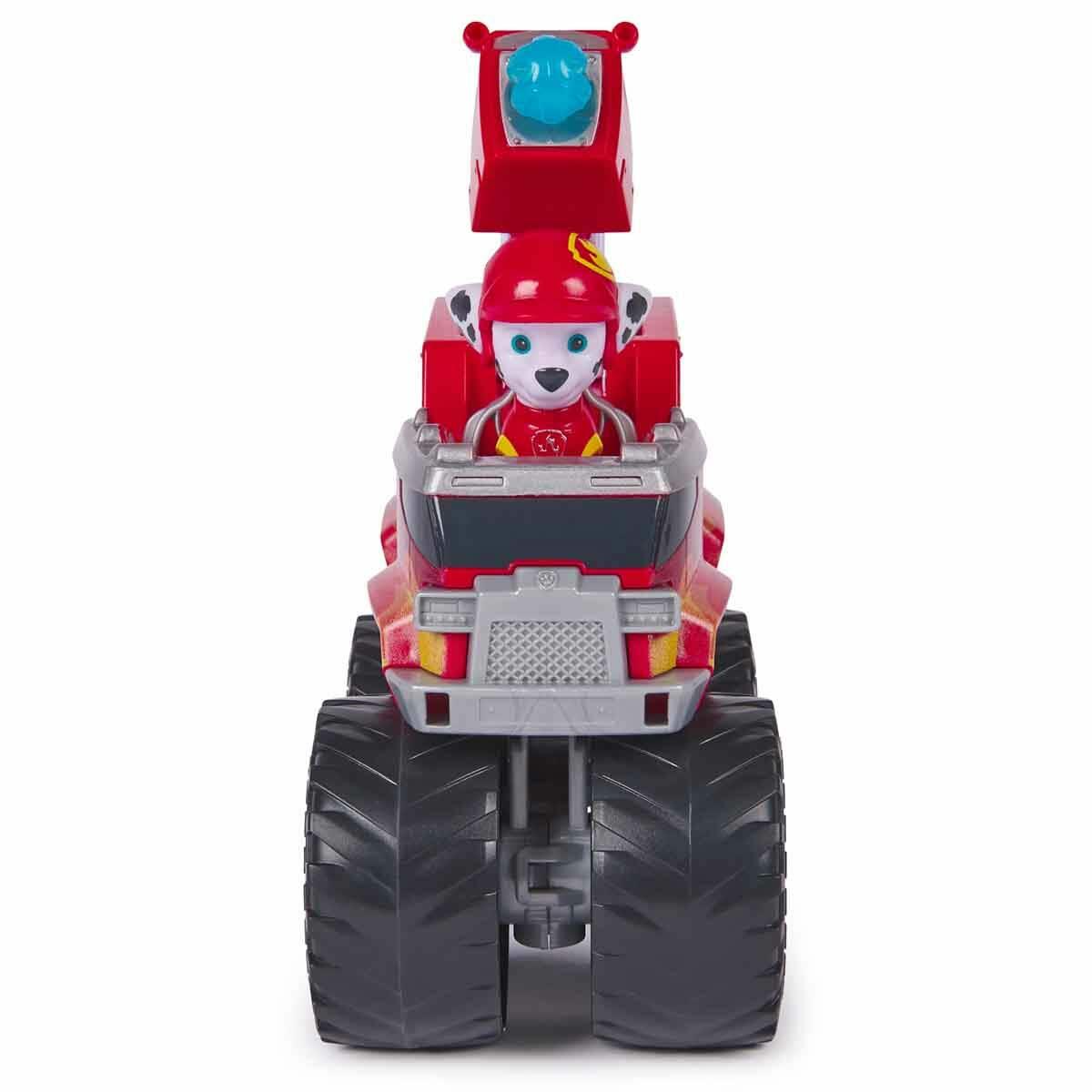 PAW Patrol Rescue Wheels Marshall Figürü Ve İtfaiye Kamyonu | Fırlatıcılı Kurtarma Aracı | Orijinal Lisanslı Aksiyon Oyuncağı