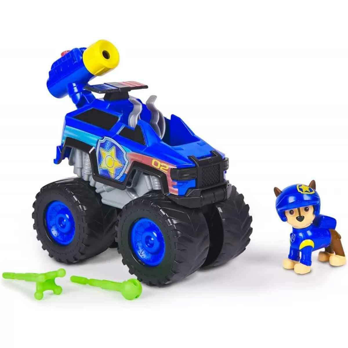 PAW Patrol Rescue Wheels Temalı Araçlar ve Figür Seti | Dev Tekerlekli Kurtarma Araçları | Marshall, Chase, Skye Özel Görev Serisi