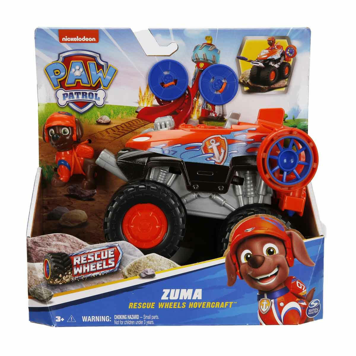 PAW Patrol Rescue Wheels Temalı Araçlar ve Figür Seti | Dev Tekerlekli Kurtarma Araçları | Marshall, Chase, Skye Özel Görev Serisi