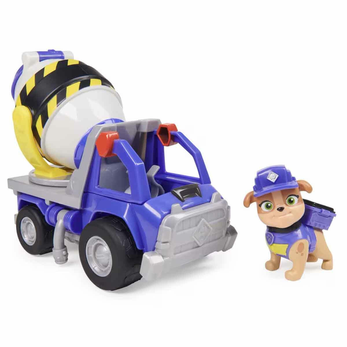 PAW Patrol Rubble - Crew İnşaat Araçları | Figürlü İş Makinesi Seti | Orijinal Nickelodeon Koleksiyon Oyuncakları