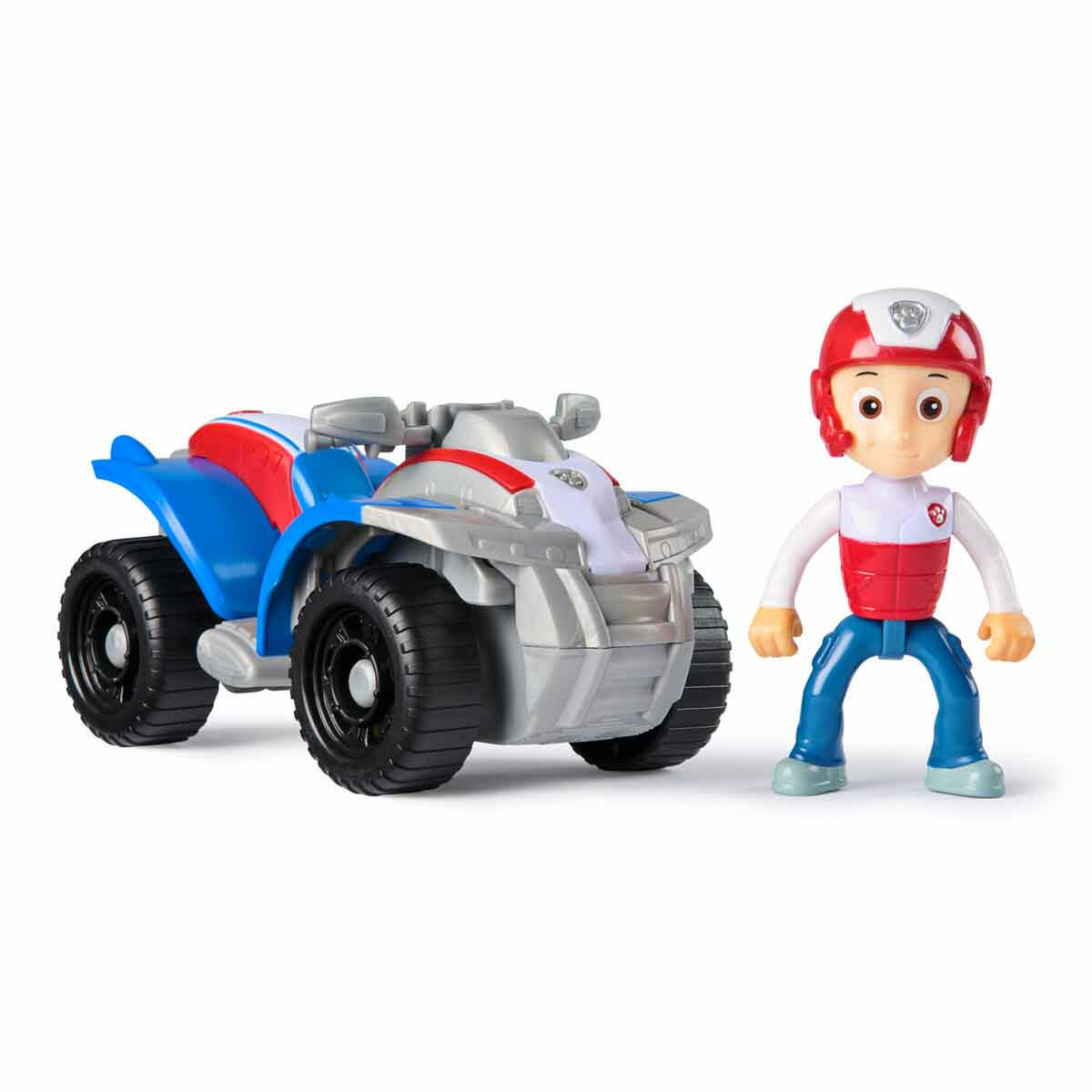 PAW Patrol Ryder Figürü ve Rescue ATV | 13 cm Kurtarma Aracı ve Ryder Figür Seti | Orijinal Lisanslı Macera Oyuncağı