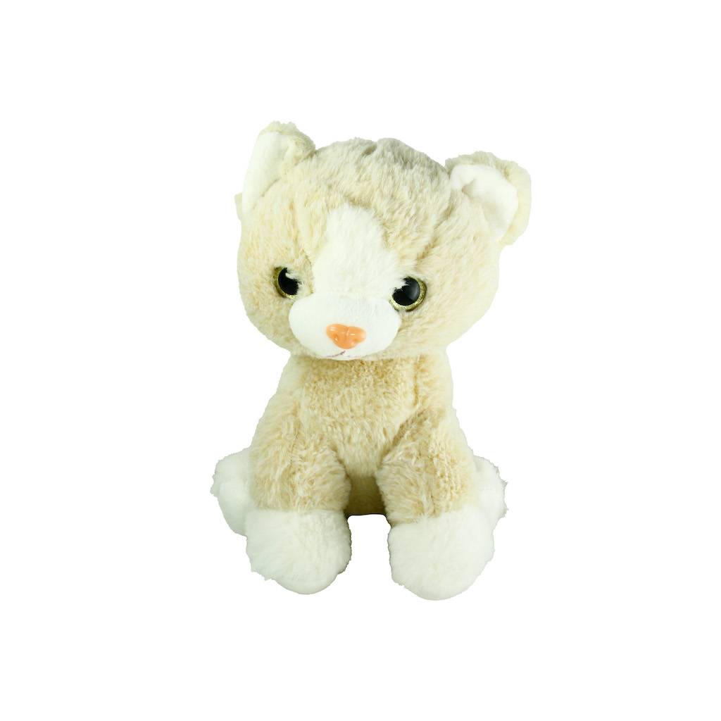 Peluş 23 cm 3 Asorti Oturan Kedi