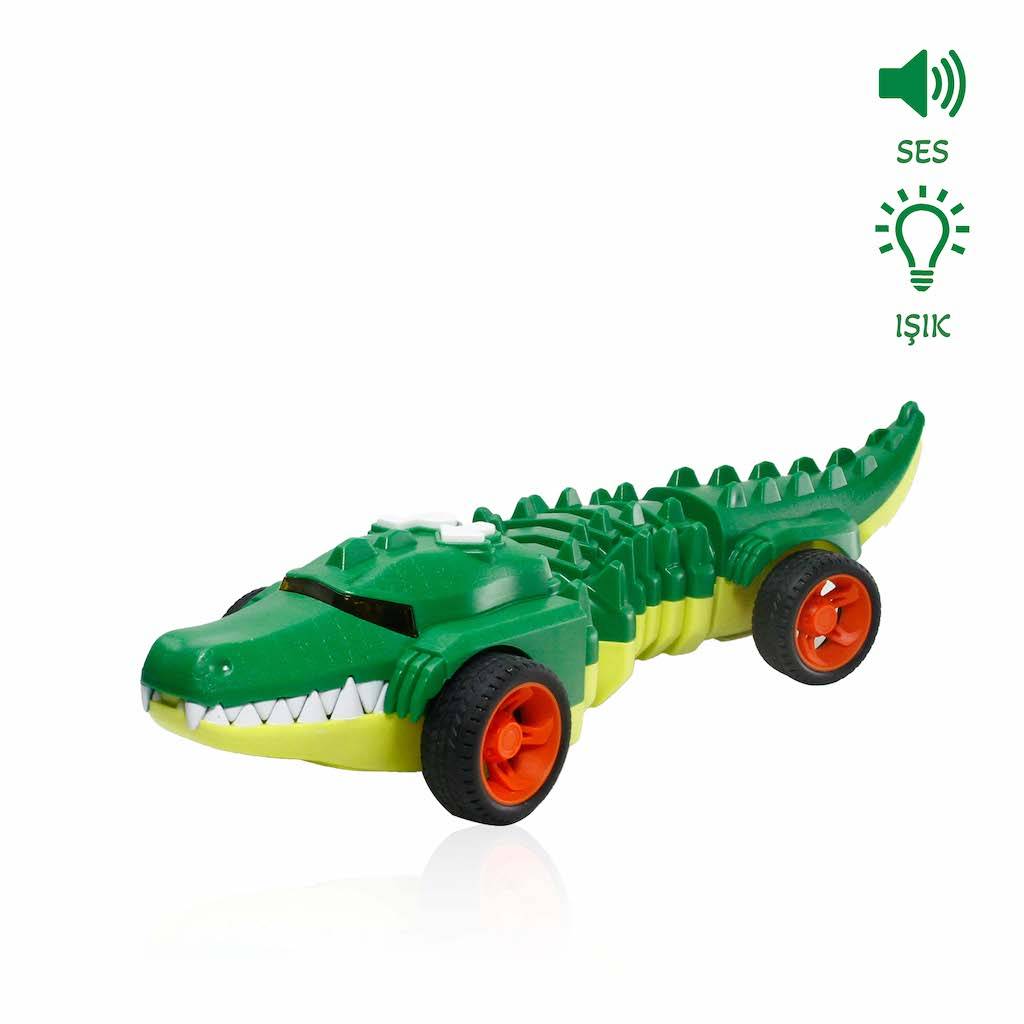 Işıklı , Sesli , Hareketli Timsah