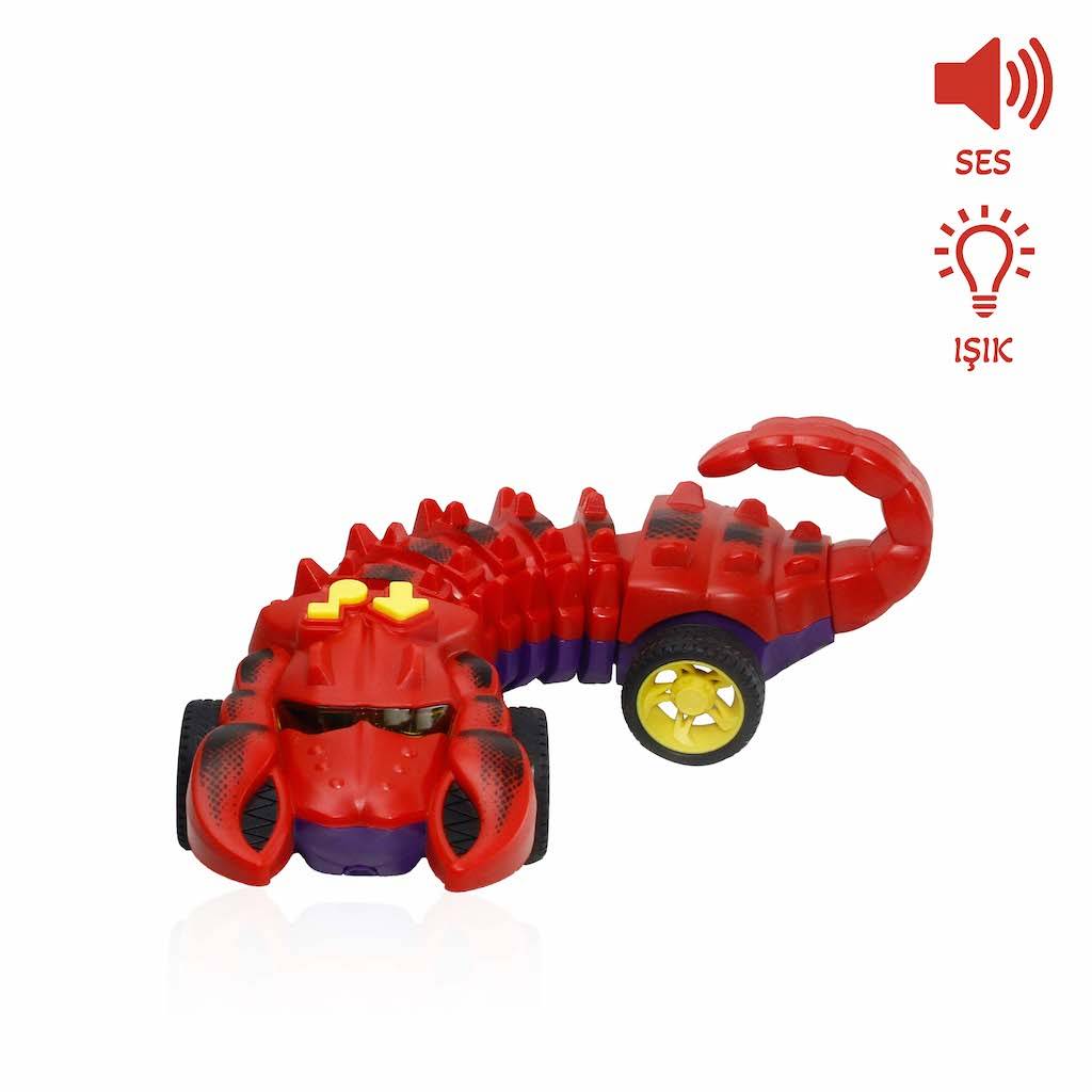 Işıklı , Sesli , Hareketli Akrep Araba
