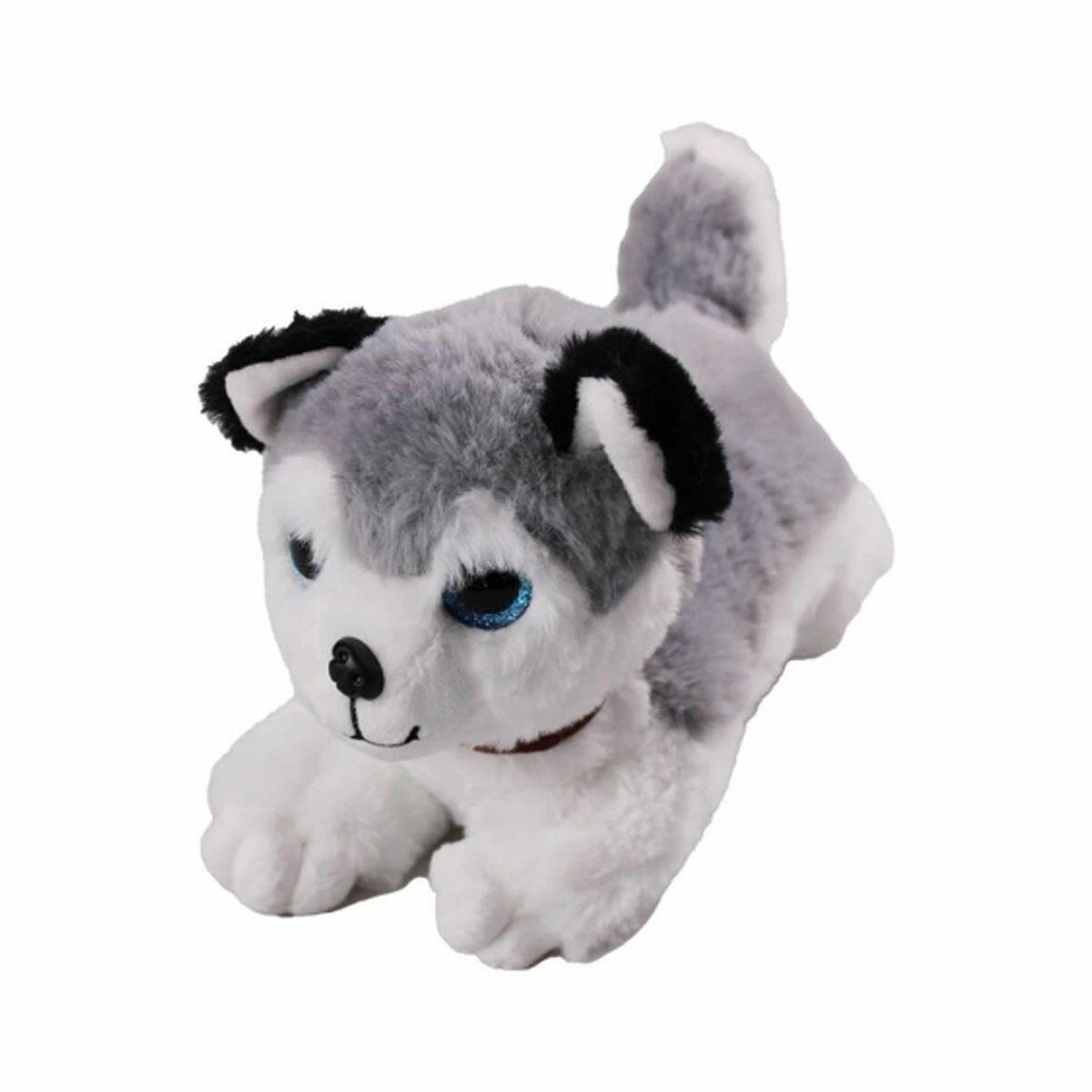 Peluş 25 cm Yatan Köpek | Yumuşacık Dokulu Uyku Arkadaşı | Hediyelik ve Dekoratif Sevimli Peluş Köpek Figürü