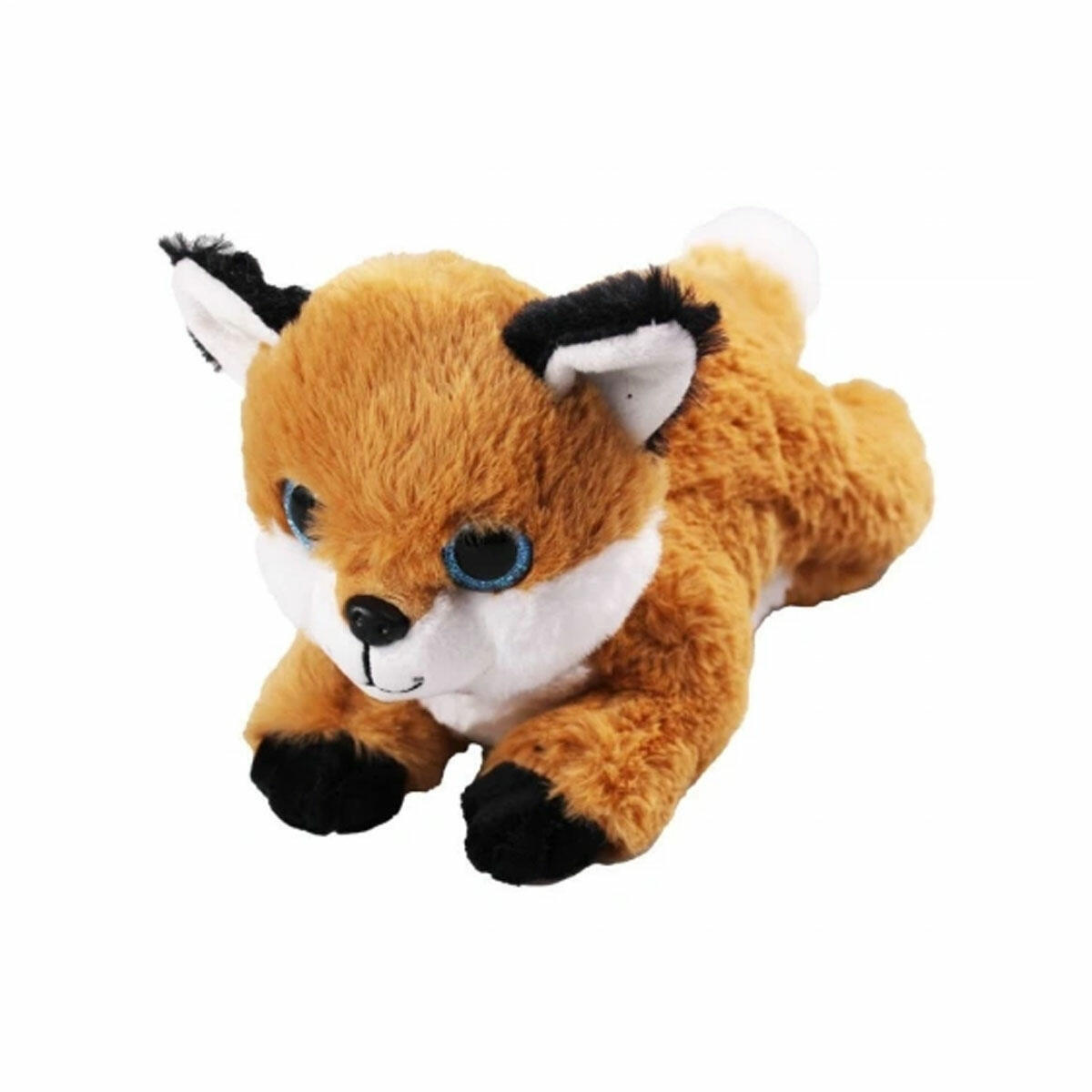 Peluş 25 cm Yatan Köpek | Yumuşacık Dokulu Uyku Arkadaşı | Hediyelik ve Dekoratif Sevimli Peluş Köpek Figürü