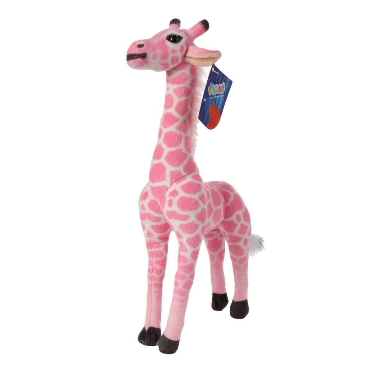Peluş 40 cm Zürafa | 43 cm Boyunda Yumuşak Dolgu Oyuncak | Dekoratif Ve Eğitici Savana Hayvanı