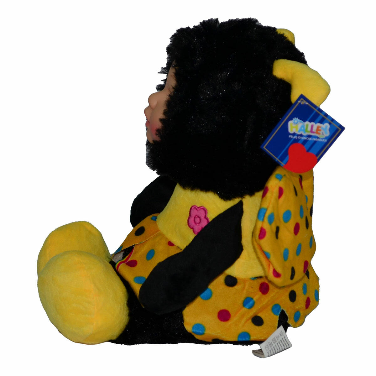 Peluş Arı Bebek 25 cm | Halley Oyuncak Sevimli Bal Arısı | Yumuşak ve Kaliteli Uyku Arkadaşı