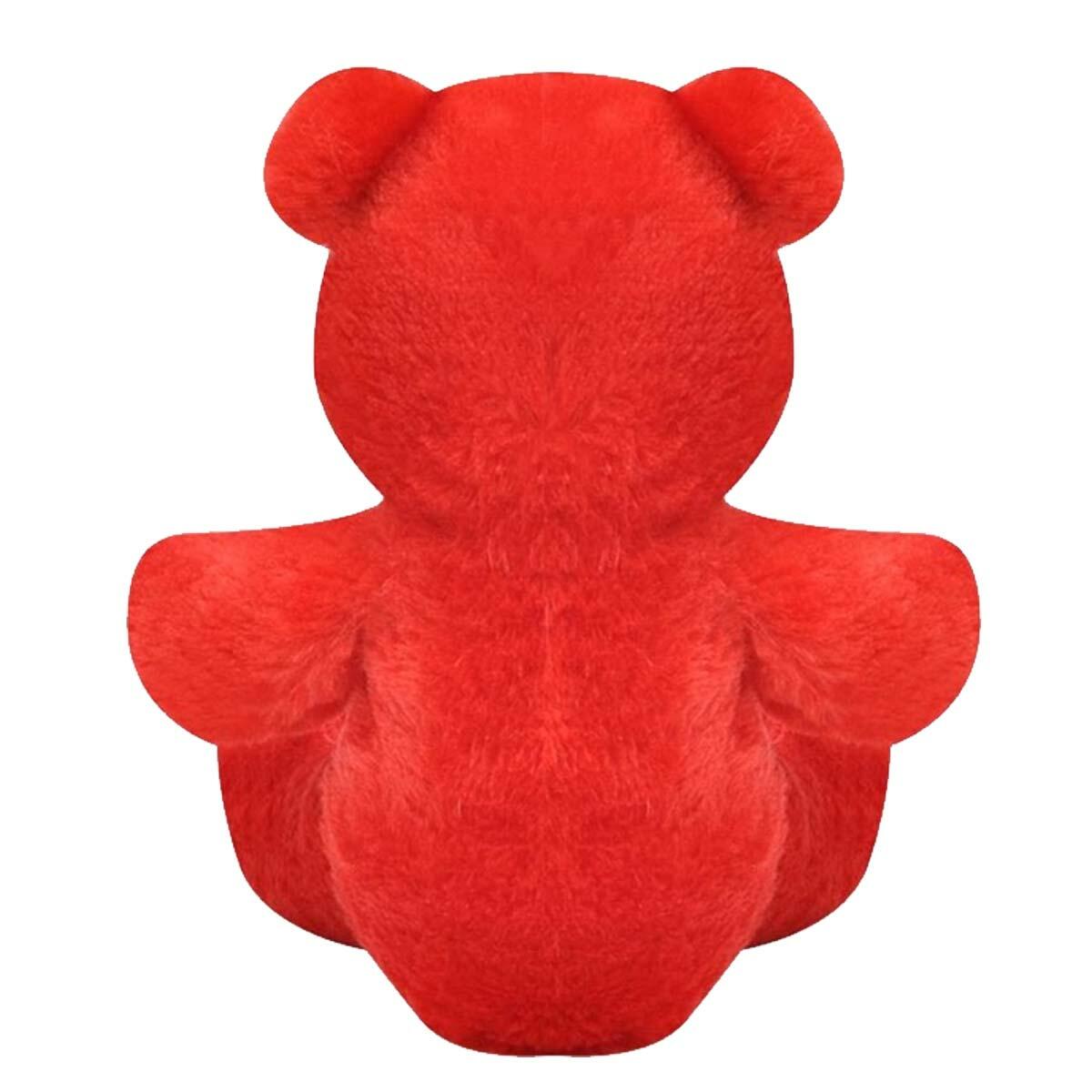 Peluş Ayı Oyuncak 15 cm Kırmızı | Yumuşacık Welsoft Kumaş | CE Belgeli Ve Güvenli Küçük Ayıcık