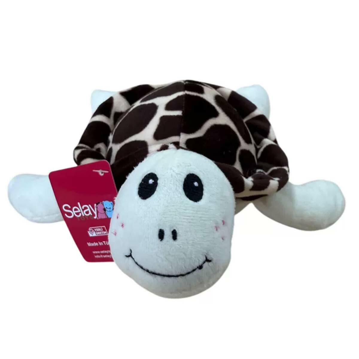 Peluş Kaplumbağa 25x18 cm | Yumuşacık Welsoft Kumaş | CE Belgeli Ve Güvenli Uyku Arkadaşı