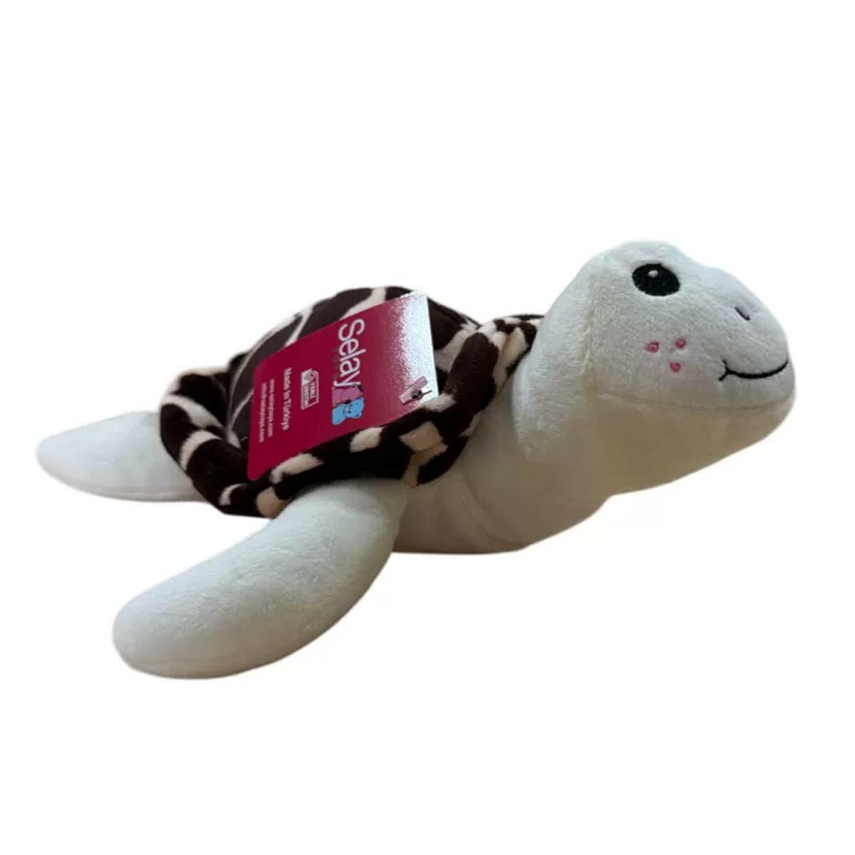 Peluş Kaplumbağa 25x18 cm | Yumuşacık Welsoft Kumaş | CE Belgeli Ve Güvenli Uyku Arkadaşı