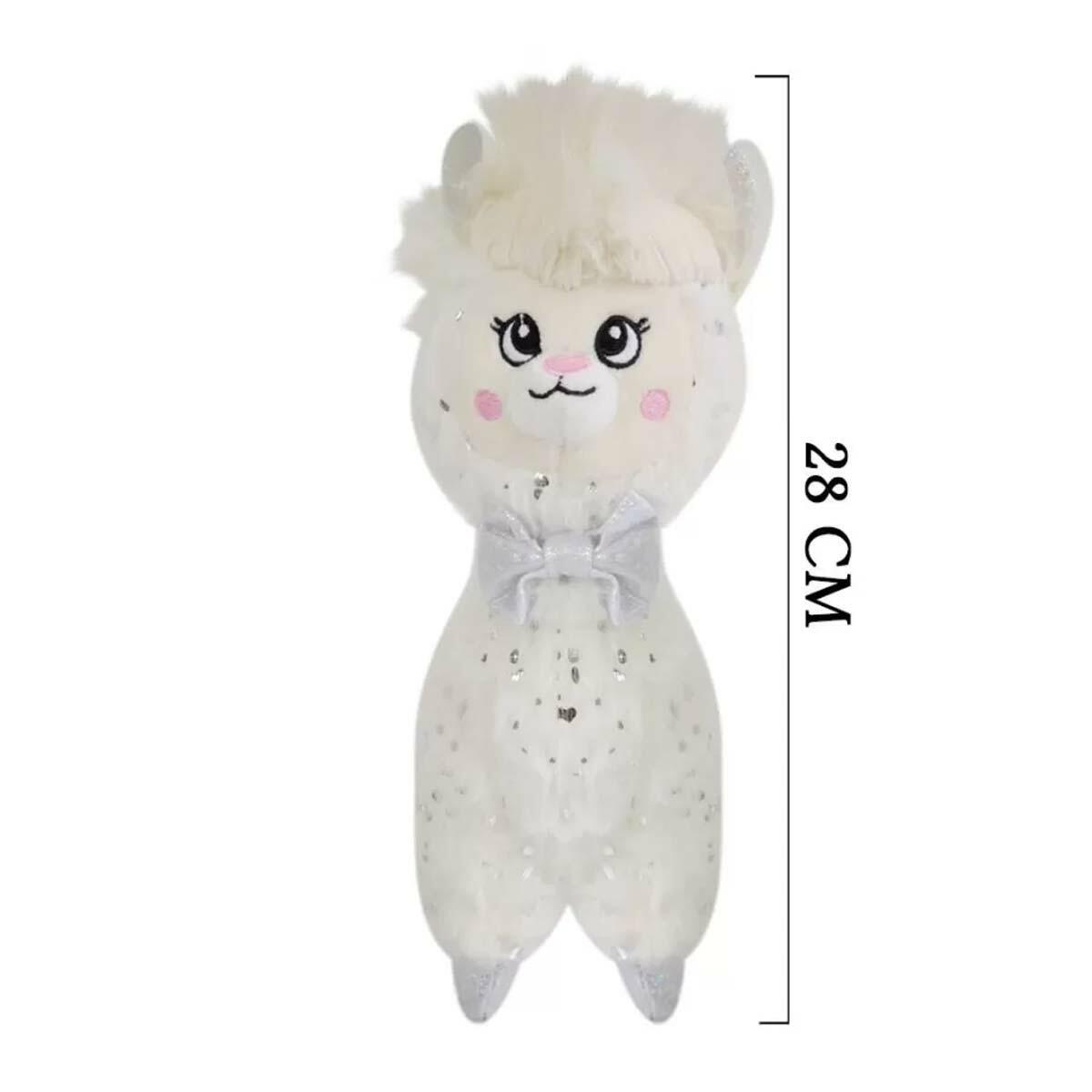 Pelüş Lama 28 cm | Welsoft Kumaş Ve Silikonlu Elyaf | Sağlıklı Ve Güvenli Uyku Arkadaşı