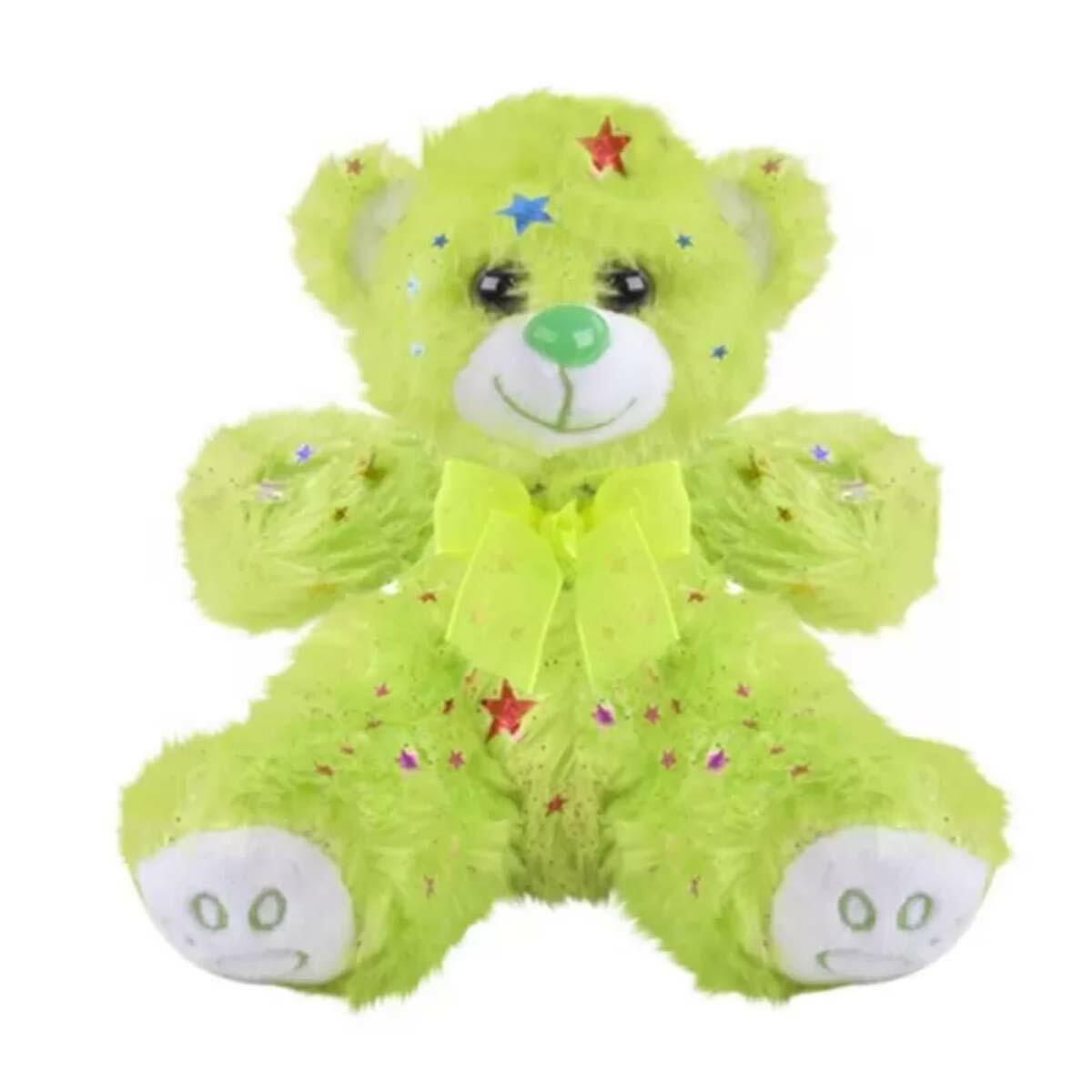 Peluş Simli Ayı 15 cm | Işıltılı Welsoft Kumaş | CE Belgeli Ve Güvenli Mini Parıltılı Ayıcık