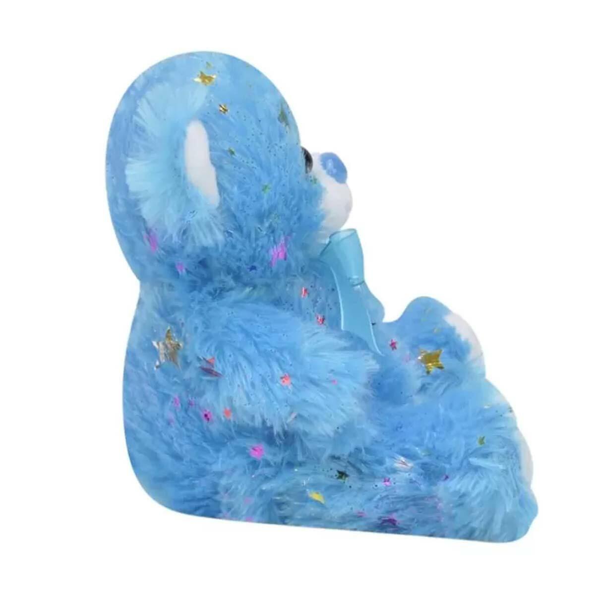 Peluş Simli Ayı 15 cm | Işıltılı Welsoft Kumaş | CE Belgeli Ve Güvenli Mini Parıltılı Ayıcık