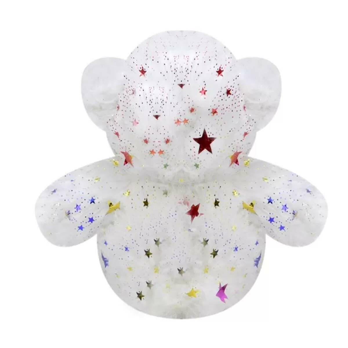 Peluş Simli Ayı 15 cm | Işıltılı Welsoft Kumaş | CE Belgeli Ve Güvenli Mini Parıltılı Ayıcık