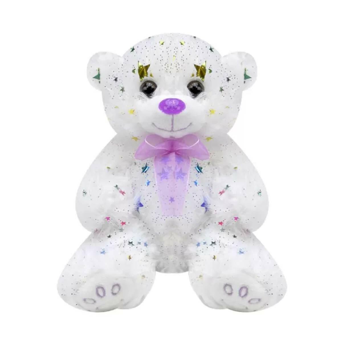 Peluş Simli Ayı 15 cm | Işıltılı Welsoft Kumaş | CE Belgeli Ve Güvenli Mini Parıltılı Ayıcık