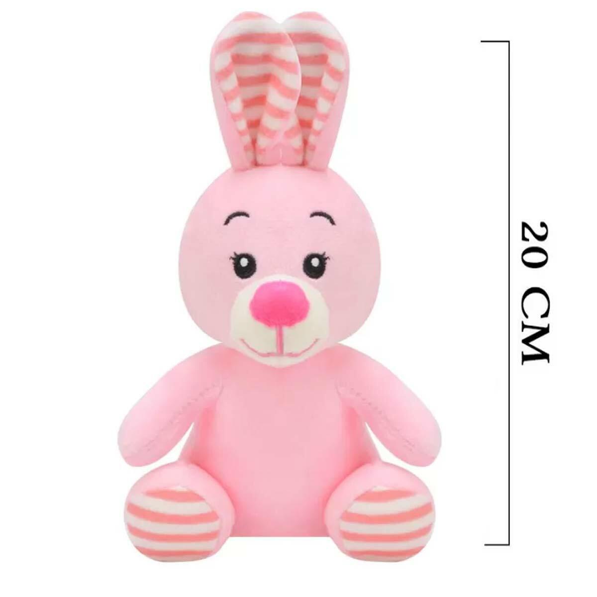 Peluş Tavşan 20 CM | Welsoft Dokulu Şirin Tavşancık | Antialerjik Ve Yıkanabilir Uyku Arkadaşı