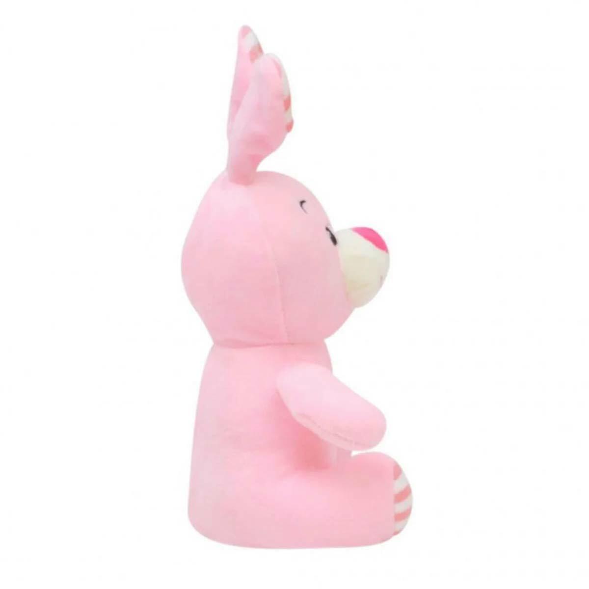 Pembe Peluş Tavşan 14 cm | Yumuşacık Welsoft Kumaş | CE Belgeli Ve Güvenli Mini Peluş Oyuncak