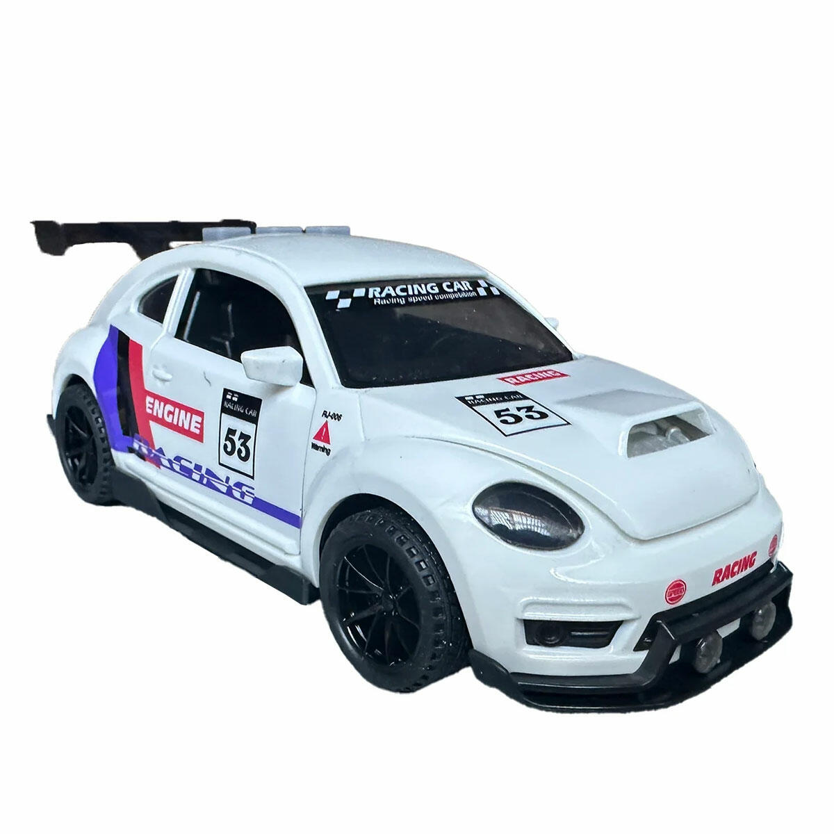 Pilli Işıklı Sesli Sürtmeli Beetle Oyuncak Araba | Kapıları Açılan Vosvos | Klasik ve Eğlenceli Figür Araba