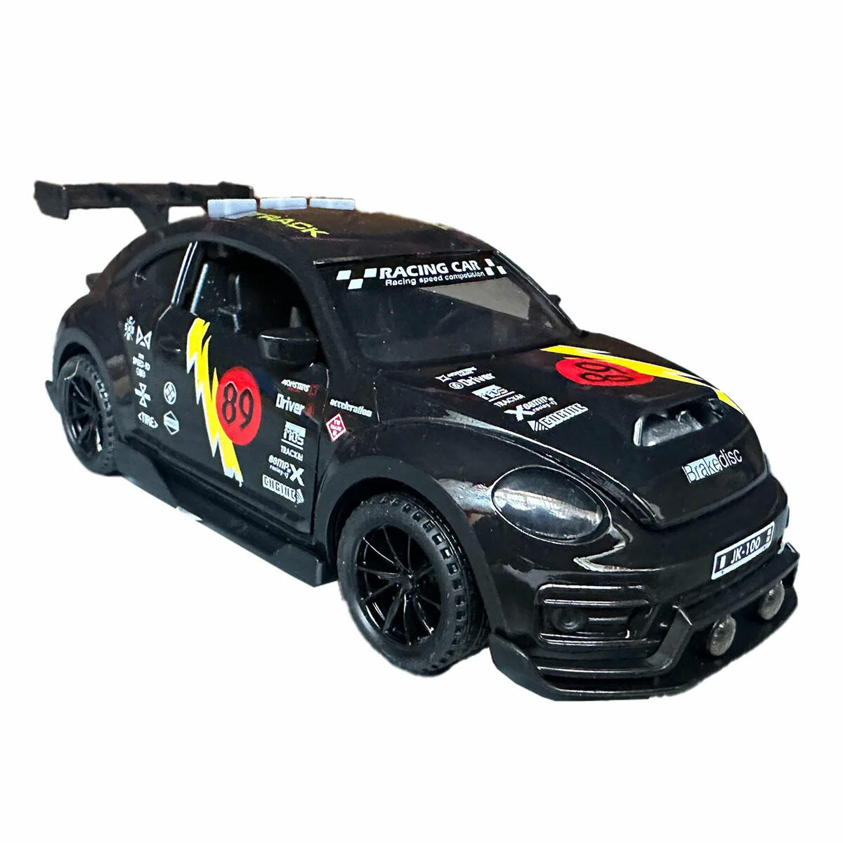 Pilli Işıklı Sesli Sürtmeli Beetle Oyuncak Araba | Kapıları Açılan Vosvos | Klasik ve Eğlenceli Figür Araba